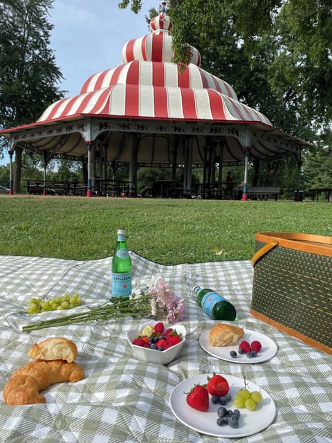 The home is just a few steps away from the renowned Tower Grove Park.