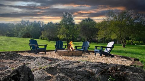 Smoky Mountains Cabin Rental Fire Pit
