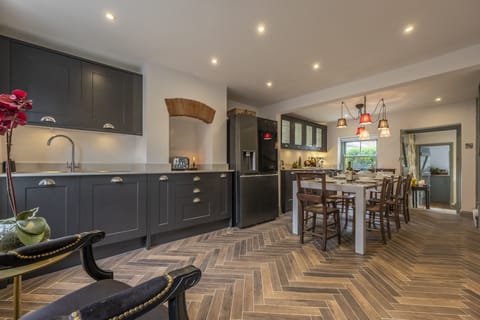 Ground floor: A smart fully fitted kitchen