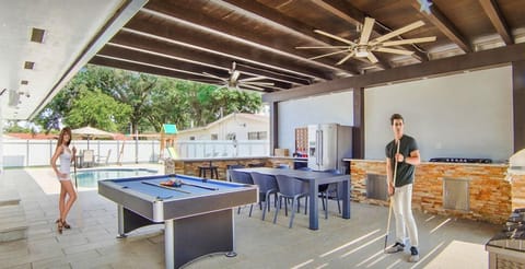 Perfect patio for entertaining.