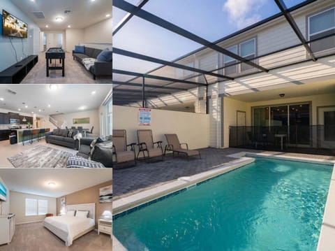 Vacation rental near Disney managed by Orlando rent a villa with a screened in private pool