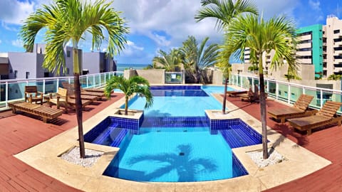 Indoor pool, open 8:00 AM to 10:00 PM, sun loungers