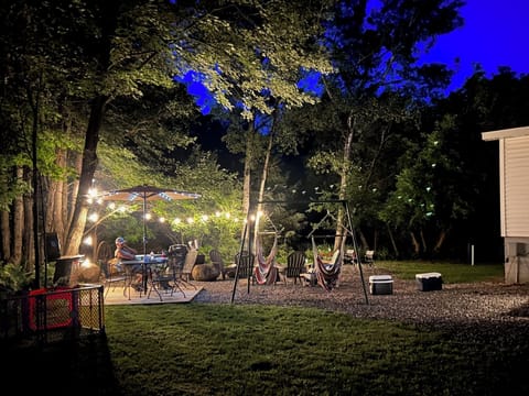 Fire pit area