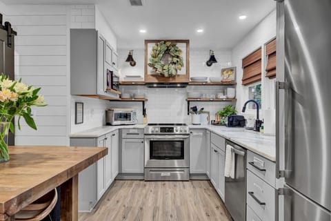 Kitchen at Little Cottage by the Sea