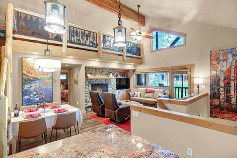 Living Room with Gas Fireplace