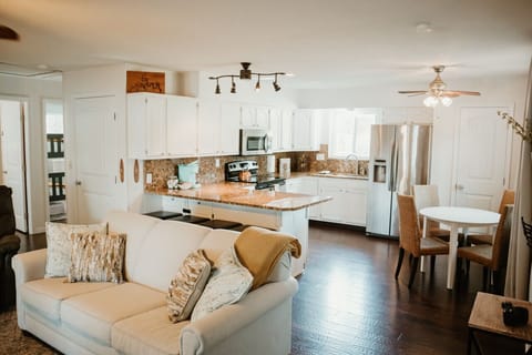 Beautiful Open concept living room and kitchen