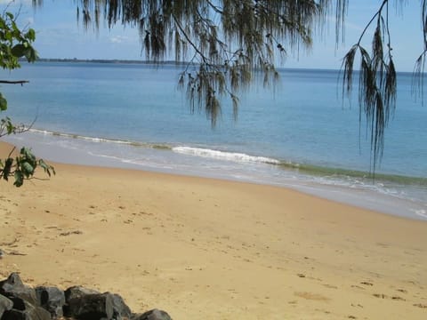 On the beach