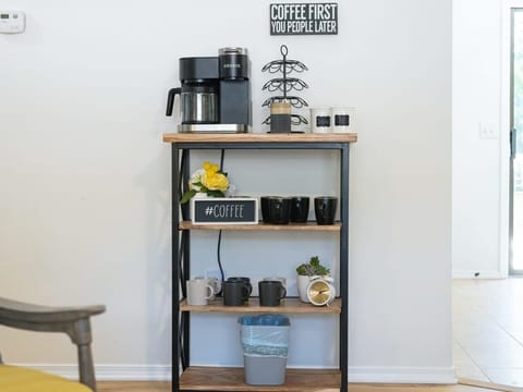 Fuel your adventures at our dedicated coffee bar—fresh beans and premium brewer ☕️❤️