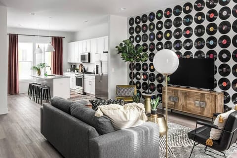 Living room with plenty of seating to entertain