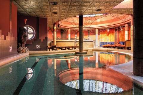 3 indoor pools, seasonal outdoor pool