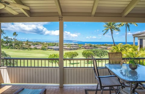Panoramic View of Wailea Blue Course & Endless Ocean