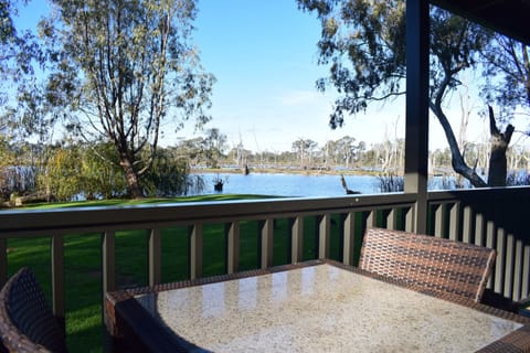 2 Bedroom Waterfront Cabin- Access Friendly  | Terrace/patio