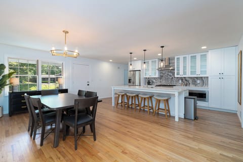Dinning room and gourmet kitchen
