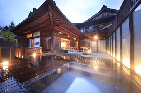 Presidential Suite, Non-Smoking (HIKARINOMA) | Bathroom | Combined shower/tub, hair dryer, slippers, electronic bidet