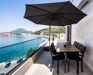 Premium Penthouse, 1 King Bed with Sofa bed, Sea View | Terrace/patio