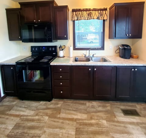 Fully stocked kitchen