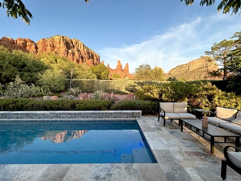 Incredible salt water pool with the best views