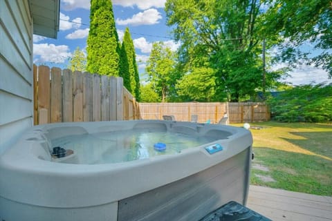 Soak away the day in your private spa