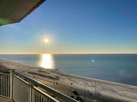Morning sun from the balcony