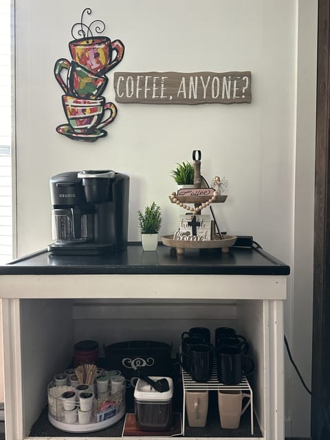 Coffe, tea, and hot chocolate station 