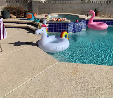 pool and hot tub