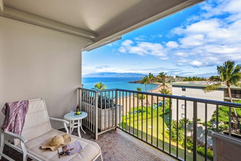 Step onto your private lanai and immerse yourself in sweeping ocean vistas, gentle trade winds, and the soothing sounds of the Pacific. The perfect setting for quiet mornings and unforgettable Maui sunsets.