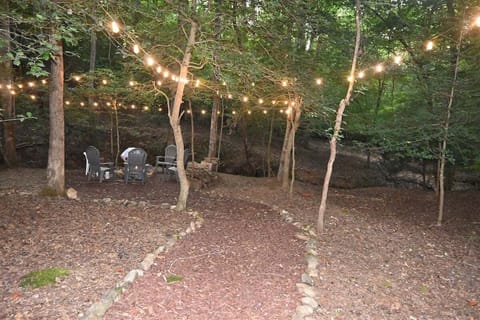 Private Fire Pit Area on the Creek