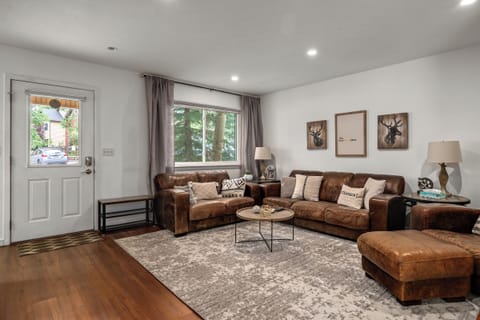 Plenty of seating for everyone in the living area