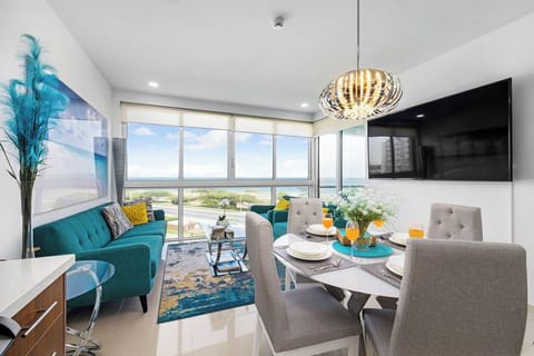 Living room and dining table