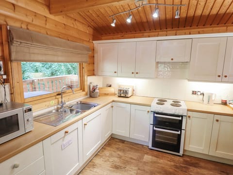 Fridge, dishwasher, electric kettle, toaster