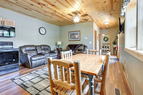 Chippewa Falls Vacation Rental | 2BR | 1BA | 900 Sq Ft | Stairs Required