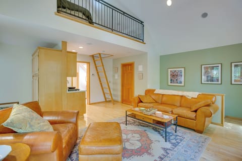 Stockholm Vacation Rental | Studio w/ Loft | 1BA | Stairs Required | 1,200 Sq Ft