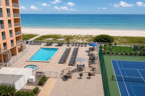 Amazing Gulf & Pool view from the balcony