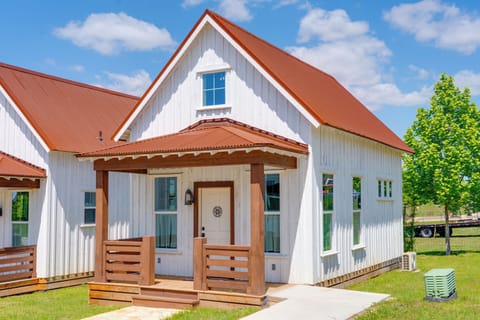 Front of Cabin Home