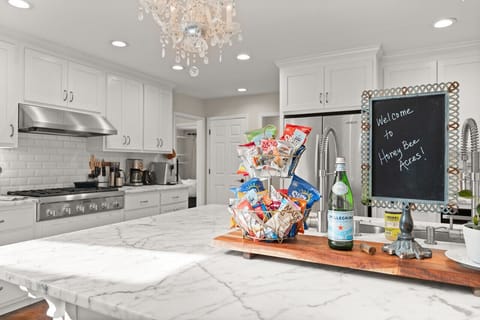 Our fully equipped chef's kitchen awaits your group!