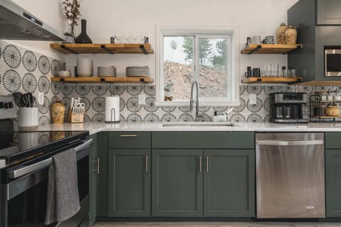 Fully stocked kitchen