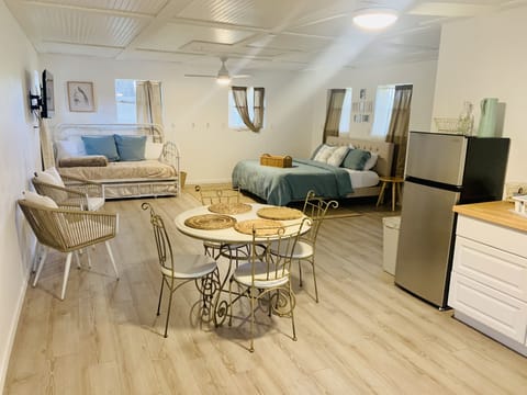 Casita studio setup with King size bed and  twin/trundle daybed. 