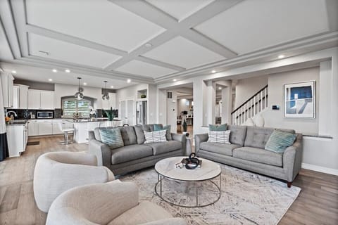 Open Concept Layout - Living Room and Kitchen