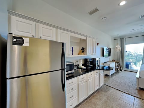 Studio Kitchenette - Full-Size Refrigerator + Microwave