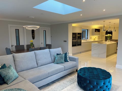 Shared fridge, highchair