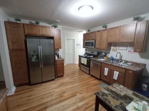 Nice clean kitchen with all the convenience of the home.