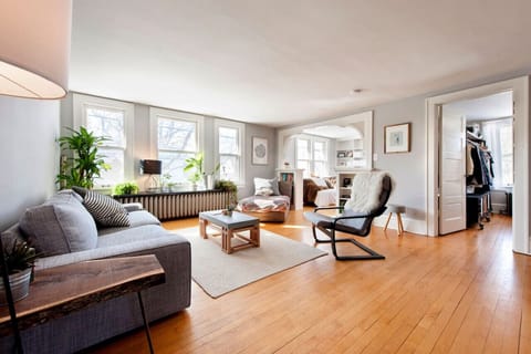Open, light-filled space with room to relax