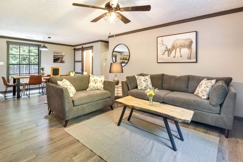 Old Fort Vacation Rental | 1,200 Sq Ft | 2BR | 1BA | Stairs Required