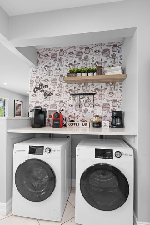Private washer and dryer in unit