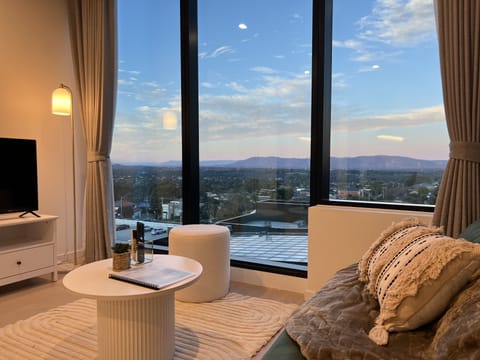 Living room with view