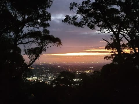 Night view from balcony