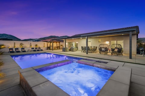 Enjoy evening swims with LED lighting for a resort-style atmosphere.