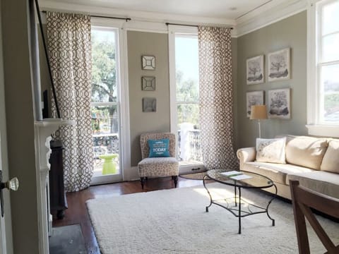 Ceiling-to-floor walk-out windows - just lift up the lower sash and step out onto the balcony!
