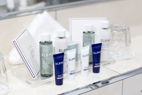 Hypo-allergenic bedding, desk, laptop workspace, iron/ironing board