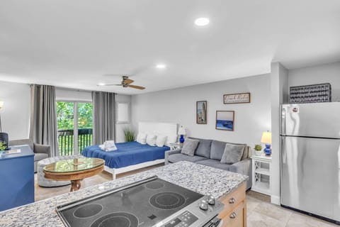 Open Living Space with King Bed